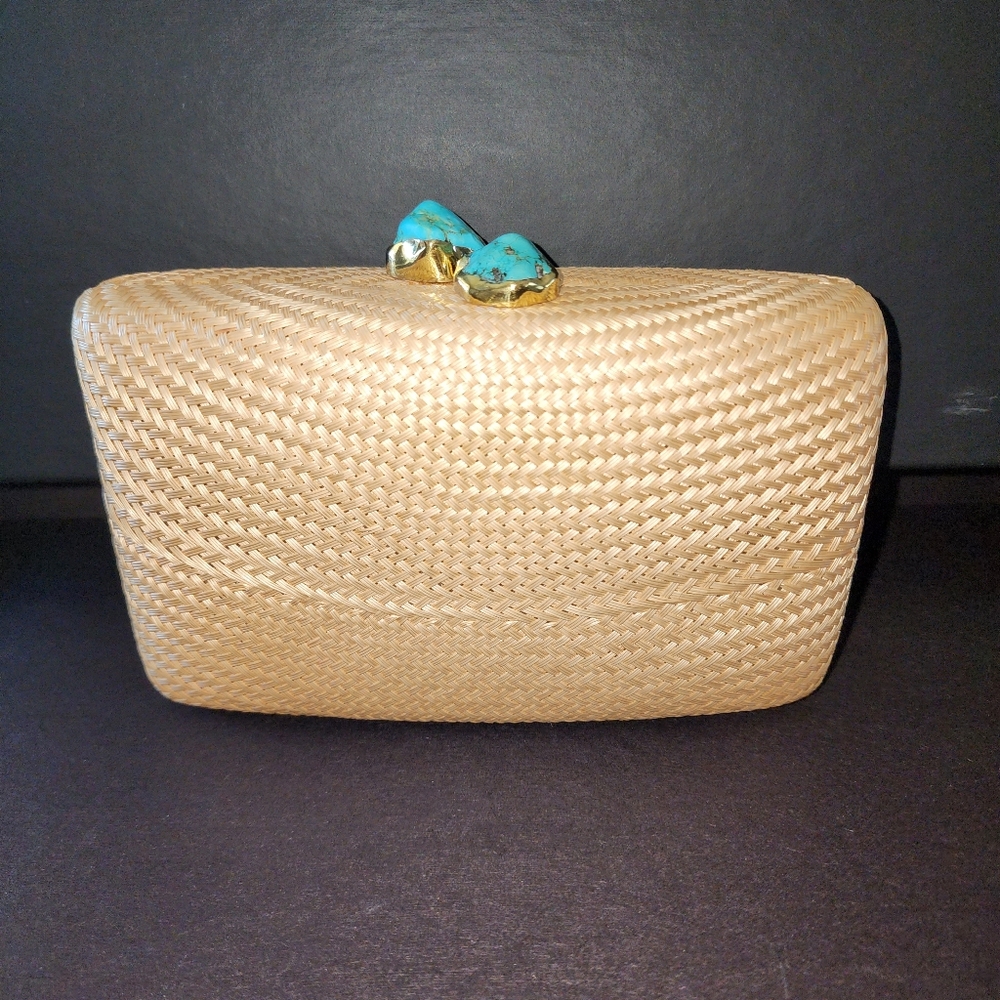 KAYU Rattan clutch